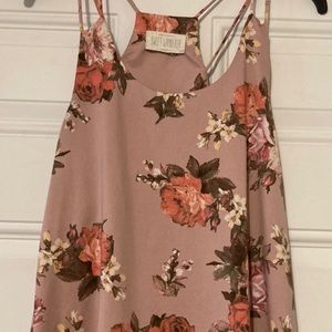 Pink Floral Tank